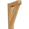 Ekena Millwork Traditional Rough Sawn Arts and Crafts Outlooker, Western Red Cedar, 6"W x 20"D x 28"H OUT06X20X28TRA03RWR - alternate 1
